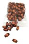 Angel Bag Accessory 8 mm Wooden Oval Beads Tan Color 50 Gr