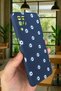 Samsung Galaxy A12 Compatible Evil Eye Bead Patterned Silicone Shock-Absorbing Classic Protective Rubber Case - 3