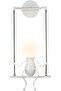 E27 LED Personality Creative Retro Wrought Iron Villain Wall Lamp without Bulb (Red) - 2