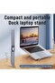 XY-1 5-In-1 Laptop Docking Station Stand Increased Folding Heat Dissipation HUB Bracket - Silver - 8