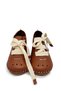 Genuine Leather First Step Summer Hand-Stitched Baby Booties Baby Moccasins Baby Slippers Children's Shoes - 5
