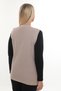 Women's Mercerized Pocketed Buttoned Rolax Knitwear Seasonal Mother's Vest - 3