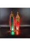 Arabic Lantern - Ramadan Moroccan Lanterns for Indoor & Outdoor Use (Set of 2) - 7