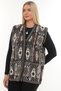 Women's Ethnic Style Knitwear Knitted Kilim Pocketed Winter Thick Mother Vest - 2