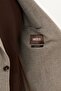 Textured Slim Fit Mono Collar Men's Jacket with Pocket Detail Dark Gray - 41471.25K - 6