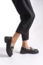 Women's Loafer 00121805 Black Skin - 3