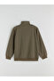 Lcw Kids Khaki Mock Neck Boys' Sweatshirt - 5