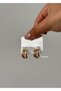 3-Piece Look Minimal Hoop Earrings - 2