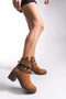 Niralynth Women's Boots 0012560 Tan Suede - 4