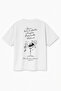Oversize White Women's Bachelorette Hen Party Printed T-Shirt Tee