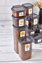 16-Piece 32-Compartment Food Storage Container Set - Pantry Organizer with Airtight Lids - 2