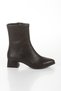 Vera Boot Mat Black Women's Short Heeled Boots - 2