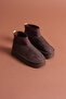 Mini Thick Sole Stretch Boots with Fur Inside