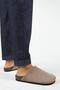 Ruzqahi Women's Leather Genuine Leather Flat Sabo Mink Slippers - 6