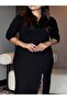 Polo Neck, Slit Dress