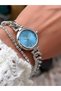 Steel Chain Cord 25 mm Minimal Case Women's Wristwatch 3 Atm Waterproof 2 Years Warranty - 2