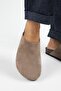 Ruzqahi Women's Leather Genuine Leather Flat Sabo Mink Slippers - 5