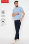 Joggers in Navy - Cotton - 2