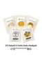 Propeller Air Conditioner Ornament Car Fragrance Clip Brown Pilot Air Freshener Mascot with Black Airplane - 2