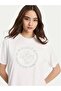 Carla Women's White Active Boxy Fit T-Shirt V5Yi05Kcoa2-G011 - 2