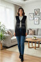 Special Design Oyster Vest, Dowry Vest, Black - 2