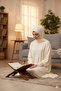 One-Piece Self-Wrapped Solid Color Stylish Women's Prayer Dress