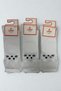 Girl's 3-Pack White Cat Tulle Knee-High Socks, School, Nursery, Kindergarten