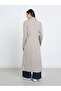 Women Maxi Kimono with Notch Lapel - 5