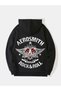 Aerosmith Printed Cotton Long Sleeve Ribbed 3 Thread Hooded Rock Sweatshirt