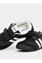Women Black Sneakers with Hook and Loop - 4