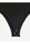 Women Black Strappy Knit Bodysuit - 6