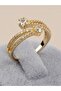 Astriora Star Zircon Stone Adjustable Ring - 3
