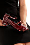 Square Toe Closed Toe Accessorized'Dio' 4cm Thick Heel New Season Women's Shoes - 2