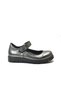 Onlo Shoes 257 Genuine Leather Gray Velcro Orthopedic Girls' School Ballerina Shoes