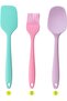 Silicone Cookware Set – 3 Piece Non-Stick Kitchen Utensil Set – Heat Resistant, BPA-Free, Multi- - 3