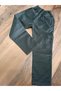 Girls Boys Unisex School Children's Trousers Gabardine Elastic Waist Side Pocket Trousers 4-5 Years Old Khaki