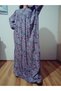 Robadan Long Sleeve 100% Viscose Pressed Floral Mother Dress, Prayer Dress, Hijab Dress - 3