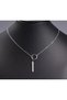 Women's Silver Necklace 60cm - 3