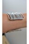 Silver Thick Adjustable Design Clamp Bracelet - 3