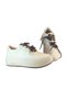 Women's (Leather) Suede Double-Colored Double-Laced Sneaker Shoes