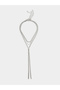 Set of 3 - Flat Chain Lariat Necklace