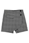 Women's Plaid Patterned High Waist Shorts Skirt – Stylish Office & Casual Combination - 3