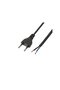Power cable with switch, USE, N 2K-2/BK, 2m, Black