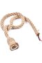 1Pc Hemp Rope Pendant Light Ceiling Lamp Loft Chandelier Industrial Home Decor Single Head - 4