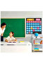 44 Compartments Hanging Calendar Bag – 63X61 cm 420D Oxford Fabric, for Classroom and Home Use (Black) - 3