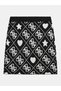 Wool Girls' Regular Fit Wool Blend Knitwear Skirt