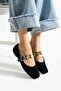 Ezo Teddy Buckle-Beared Daily Flat Shoes Can Be Used Both Indoors and Outdoors