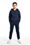 Boys' Hooded Tracksuit with Front Zippered Kangaroo Pocket