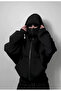Dont Need Reason Printed Snow Masked Ninja Unisex Sweatshirt Cardigan - 2