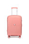 3 Piece Polypropylene Hard Side Spinner Luggage Trolley Set 20/24/28 Inch - Rose Gold - 3